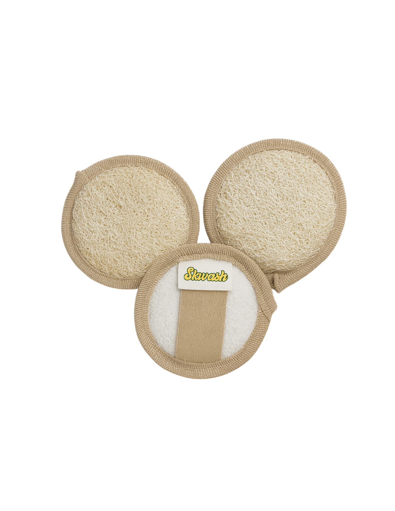 mini loofah - face loofah , exfoliating 