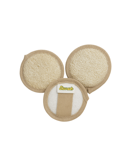 mini loofah - face loofah , exfoliating 