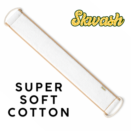 Long Egyptian cotton body scrub